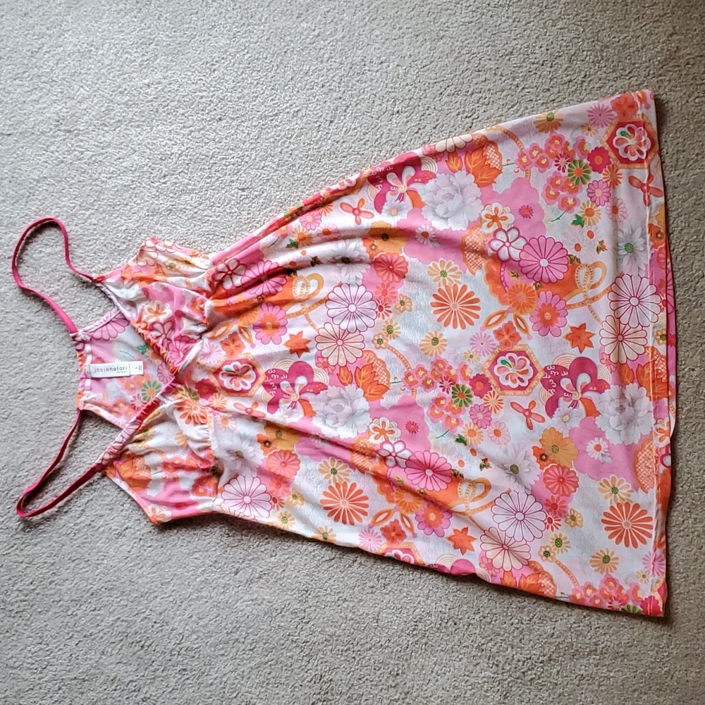 JosieNatori for Target Chemise Size Small Vibrant pink and orange floral
